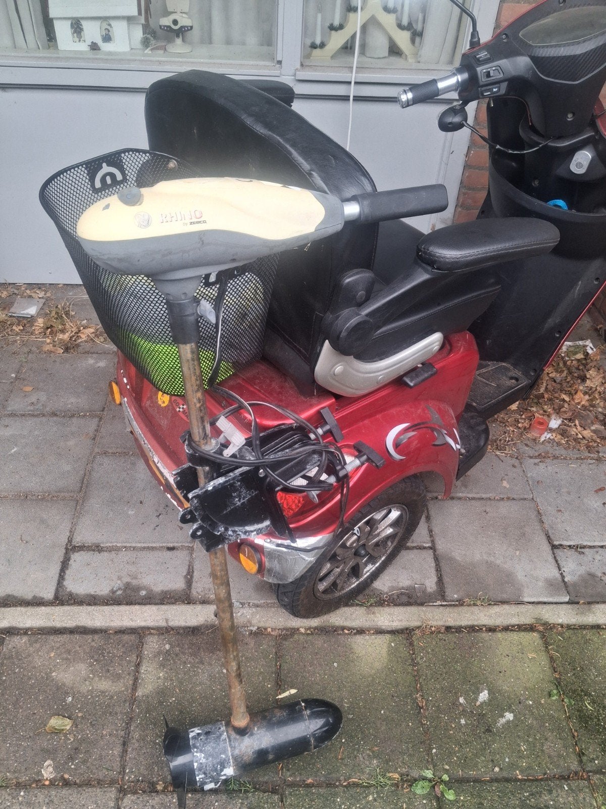 12 volt Rhino 54 lbs elektrische buitenboordmotor, Watersport en Boten, Ophalen, Motor en Techniek, Zeilboot of Motorboot