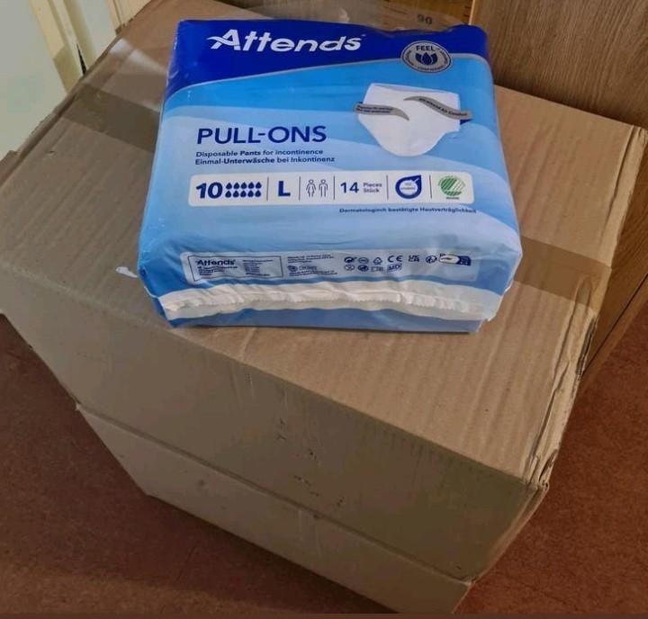 Attends pull ons maat L 10 druppels 21 pakken a 14 stuks, Ophalen of Verzenden