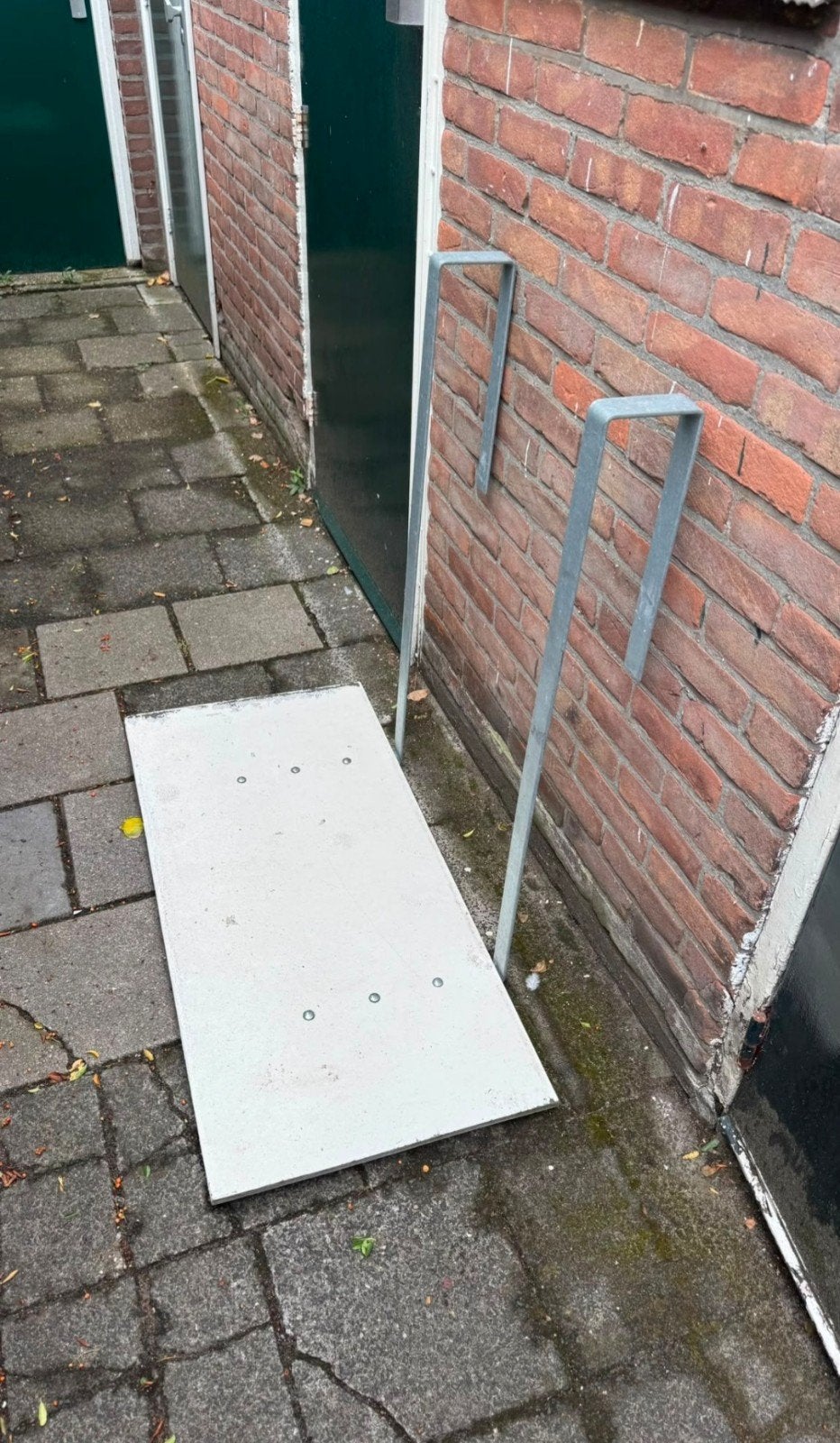 Katten springplank trap balkon, Ophalen