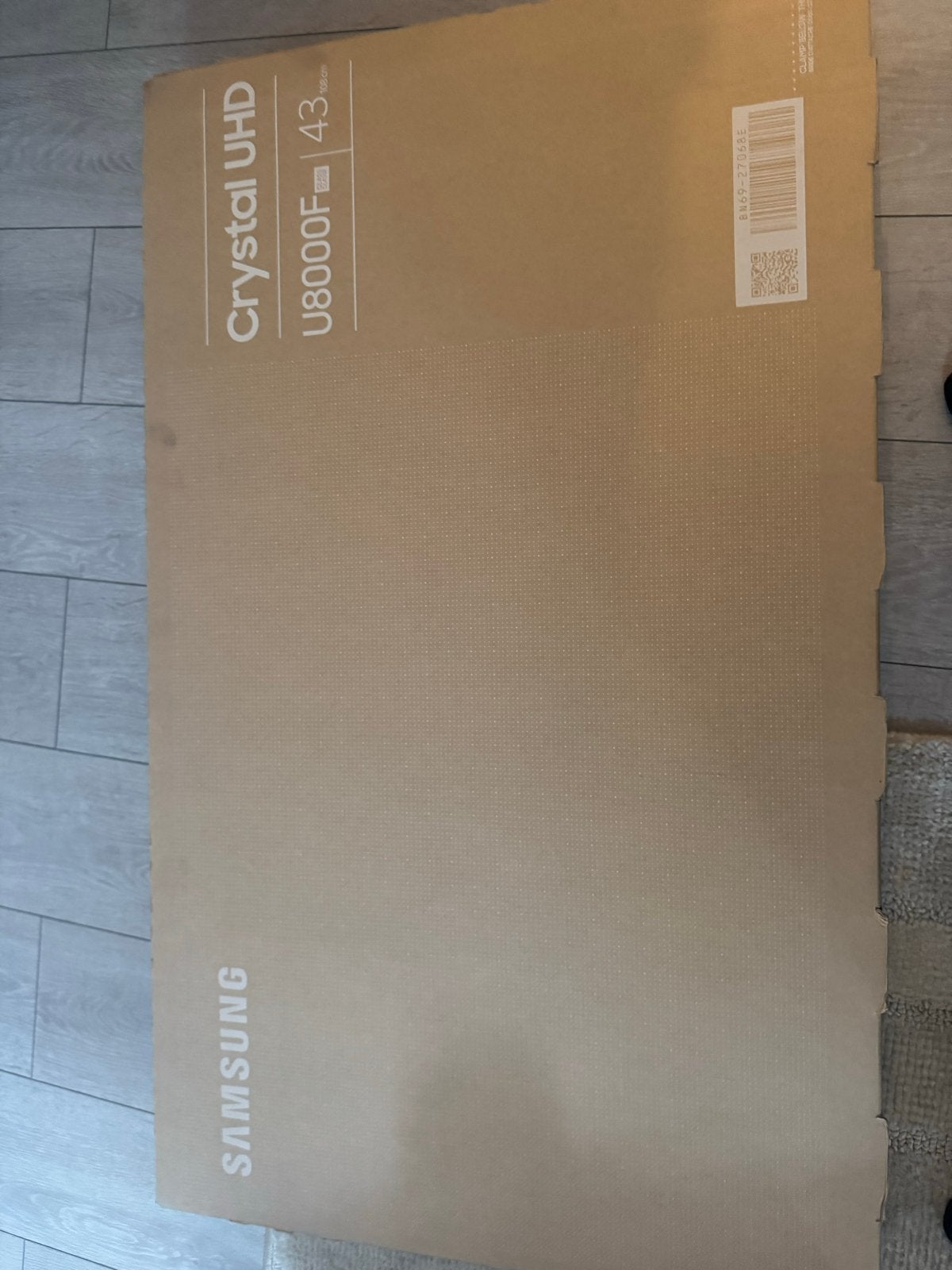 Samsung Crystal UHD 43 inch U8000F Smart TV, Ophalen, LED, 50 Hz, Nieuw