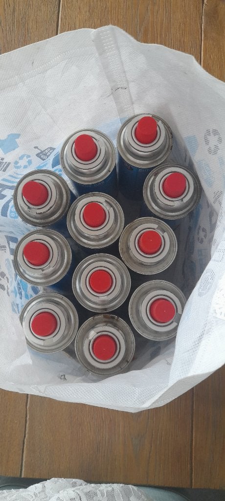 Gasflesjes, Ophalen, Nieuw