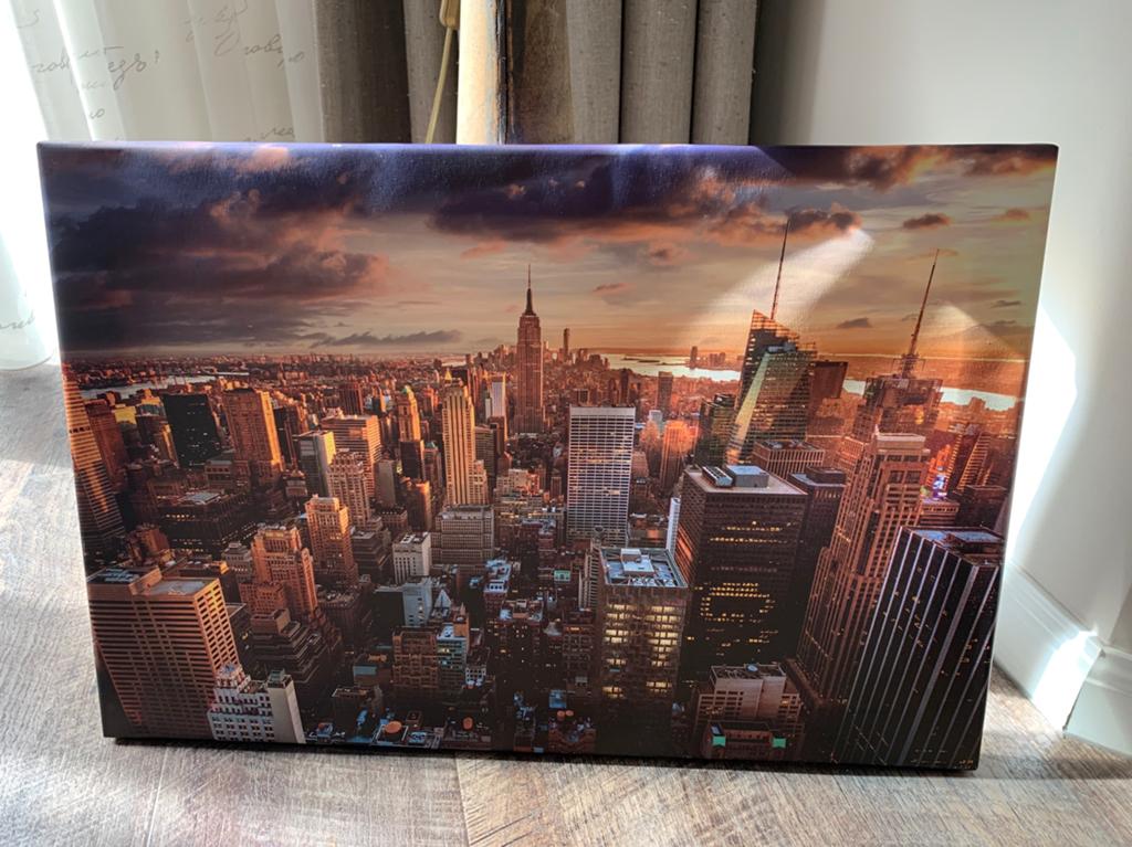 Canvas foto doek, New York, Ophalen, Zo goed als nieuw, Foto of Poster, Minder dan 50 cm