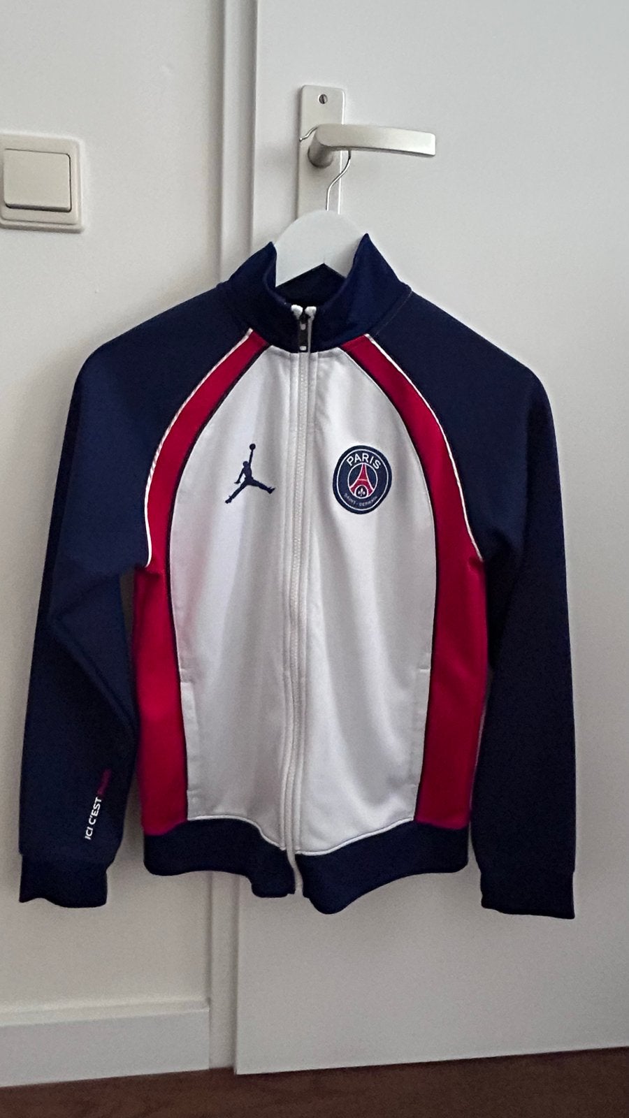 Nike Jordan PSG trainingsjack top kids 147-163, Maat L, Ophalen of Verzenden, Gebruikt, Trainingspak