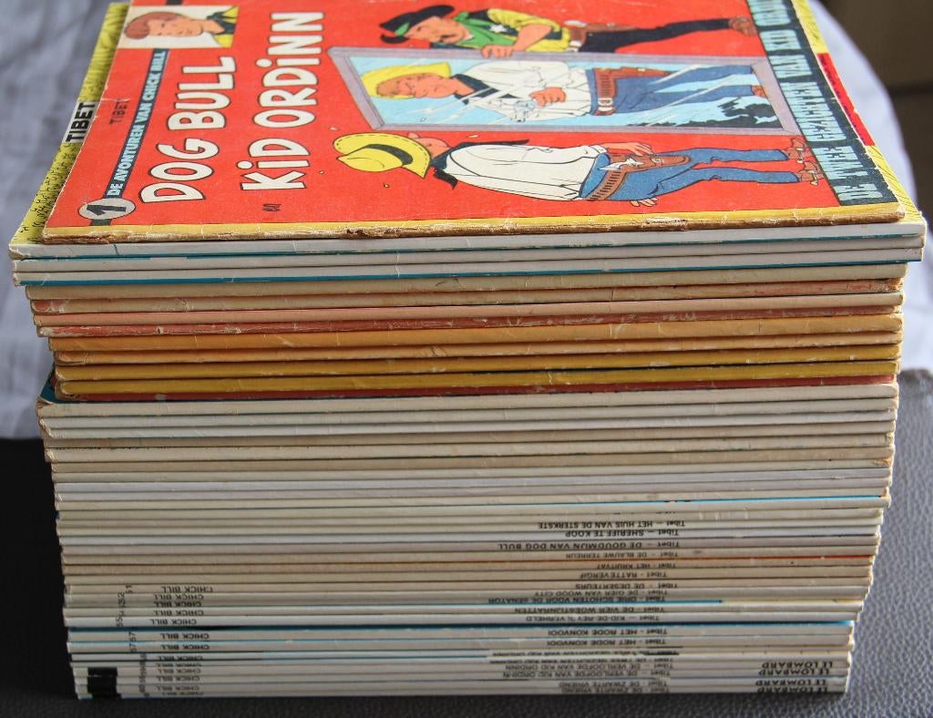 CHICK BILL | Collectie 41 albums | 1959-1990 | in 1 koop, Tibet, Ophalen of Verzenden, Zo goed als nieuw, Meerdere stripboeken