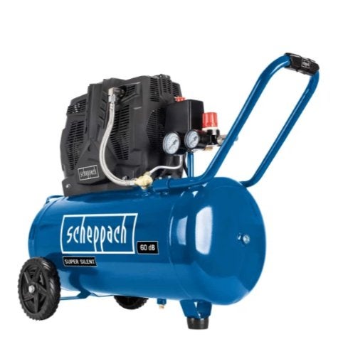 Scheppach Compressor 50liter HC51Si Stil en Krachtig, Doe-het-zelf en Verbouw, Ophalen, 6 tot 10 bar, Nieuw, Geluidgedempt