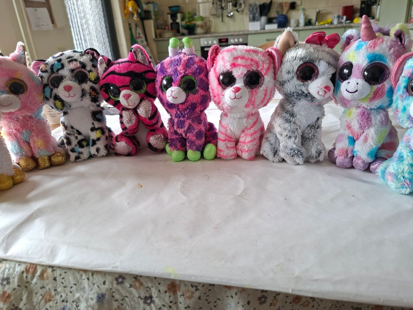 Grote collectie Ty Beanie Boo's knuffels, Eenhoorn, Ophalen of Verzenden, Zo goed als nieuw, Meerkleurig
