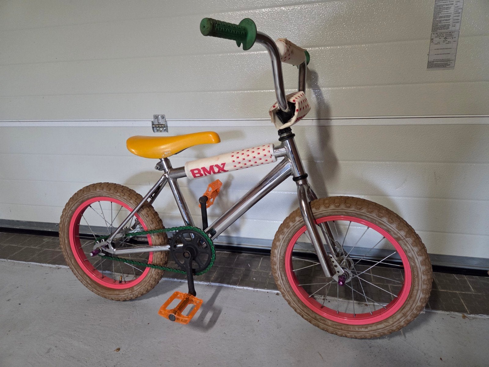 Gebruikte Kinder BMX fiets voor 4-5 jaar, Fietsen en Brommers, Fietsen | Crossfietsen en BMX, Ophalen, Gebruikt, 16 tot 20 inch