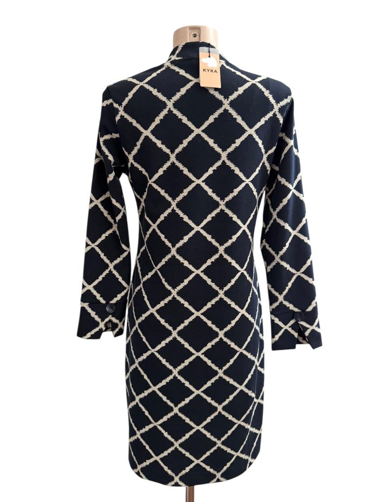 Kyra jurk NIEUW M, Maat 38/40 (M), Blauw, Nieuw, Ophalen of Verzenden