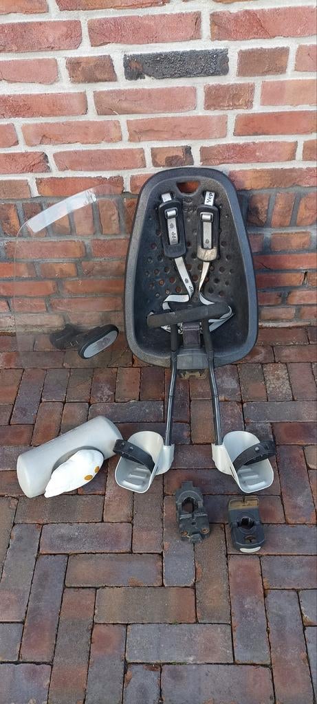 Yepp fietsstoeltje voor met slaaprol & windscherm,2 bevestig, Fietsen en Brommers, Ophalen, Gebruikt