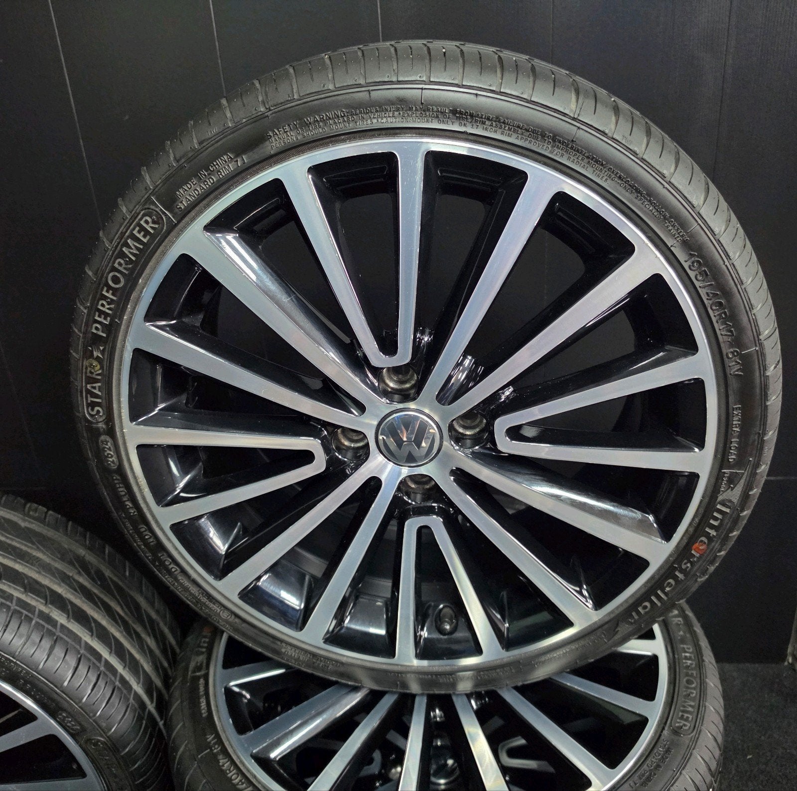 VW UP POLYGON velgen 17 inch!, 215 mm, Velg(en), Nieuw, 17 inch
