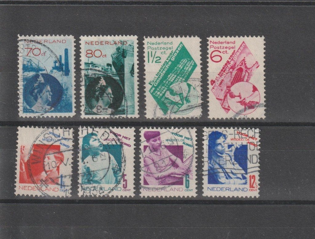 Nederland - jaargang 1931 gestempeld, compleet., Verzenden, T/m 1940, Gestempeld