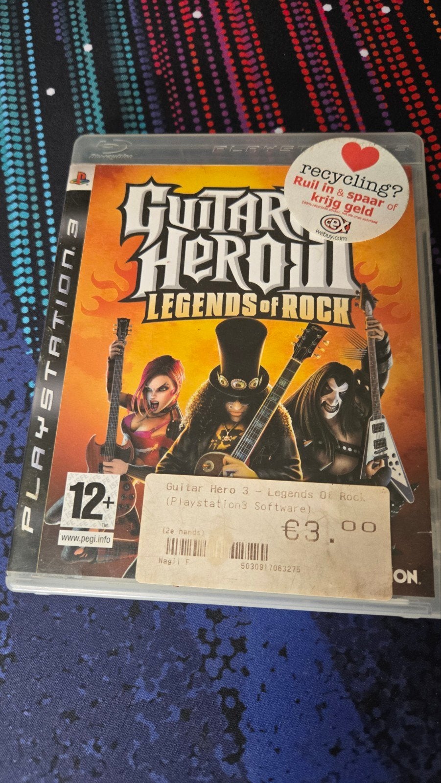 Guitar Hero 3 Legends of Rock PS3, Online, Muziek, 2 spelers, Ophalen of Verzenden