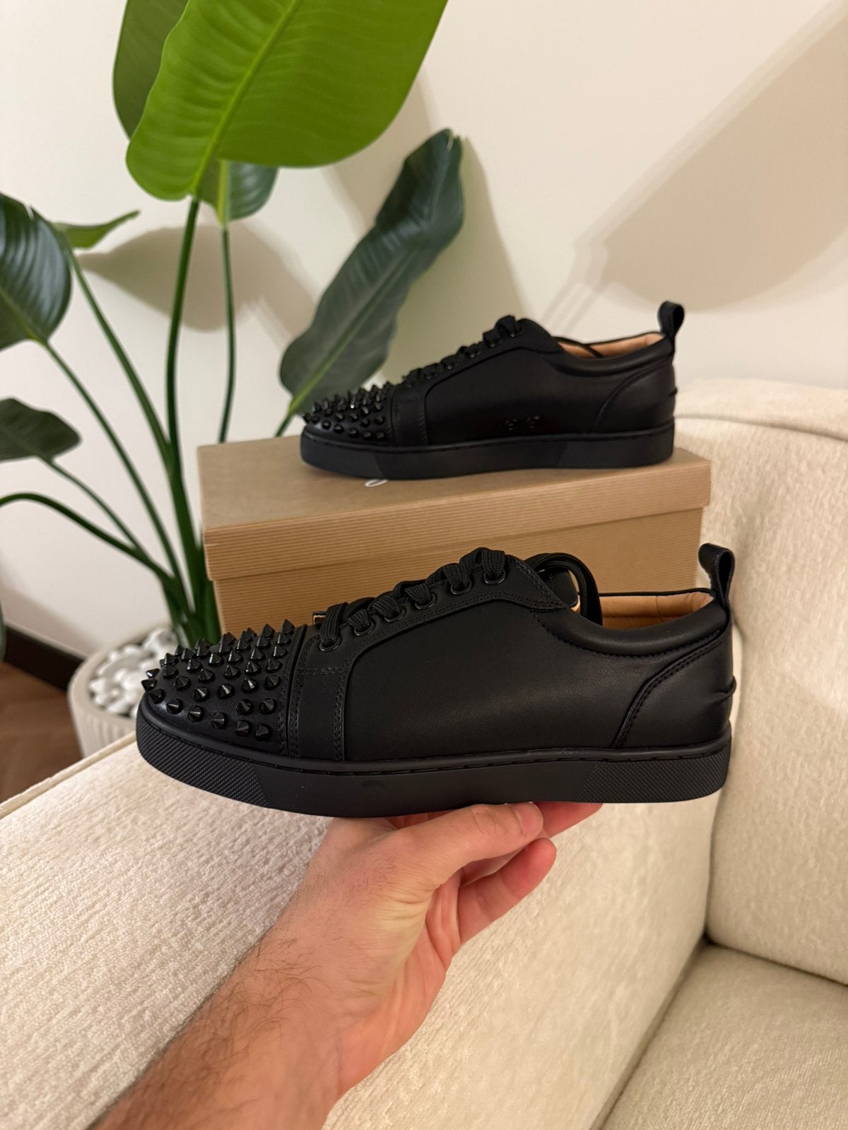 Christian Louboutin Leer | Maat 36 & 37 | Nieuw in doos, Ophalen of Verzenden, Nieuw, Zwart