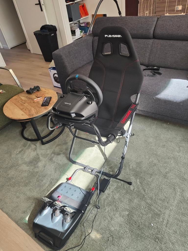 Playseat Challenge met Logitech G29 racestuur en pedalen, Spelcomputers en Games, Ophalen