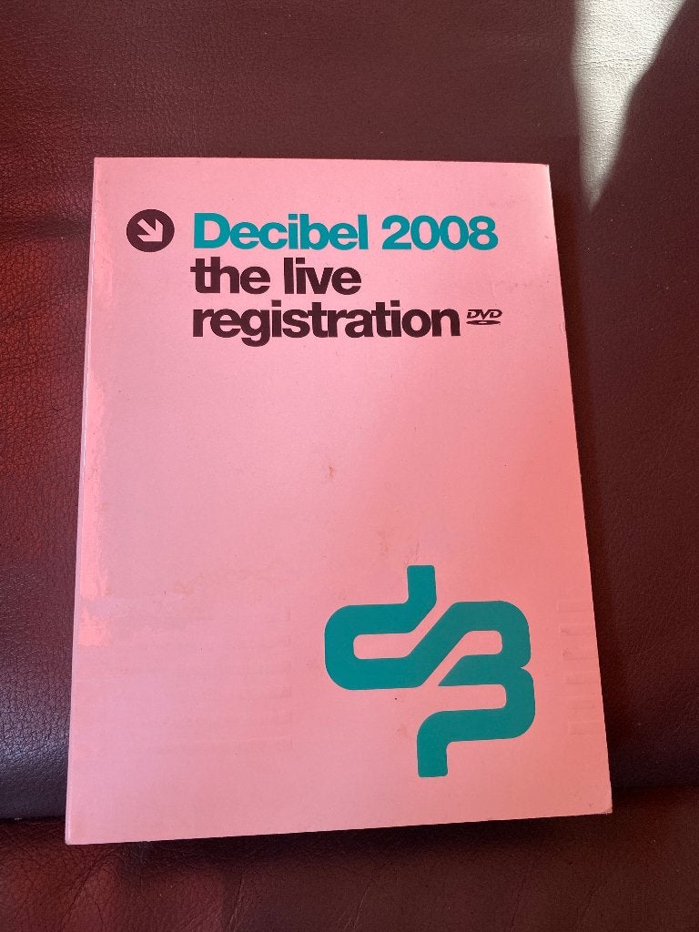 Decibel 2008 The Live Registration DVD, Gebruikt, Ophalen of Verzenden, Vanaf 6 jaar, Concert