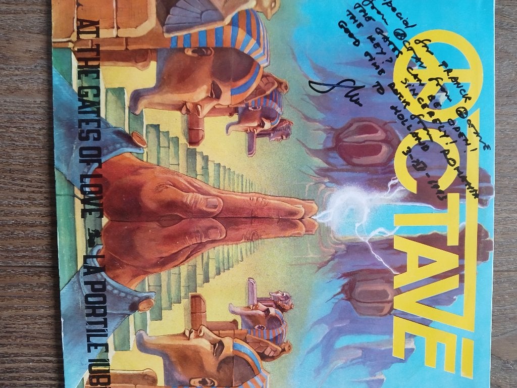 Lp octave met handtekening, Ophalen of Verzenden, Gebruikt, 12 inch, Poprock
