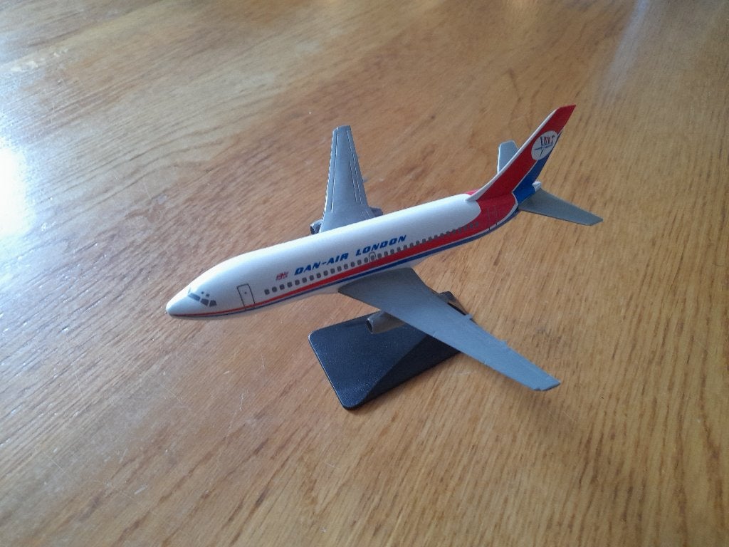 Dan-Air London Boeing 737, Overige merken, Ophalen of Verzenden, Vliegtuig, Gebruikt