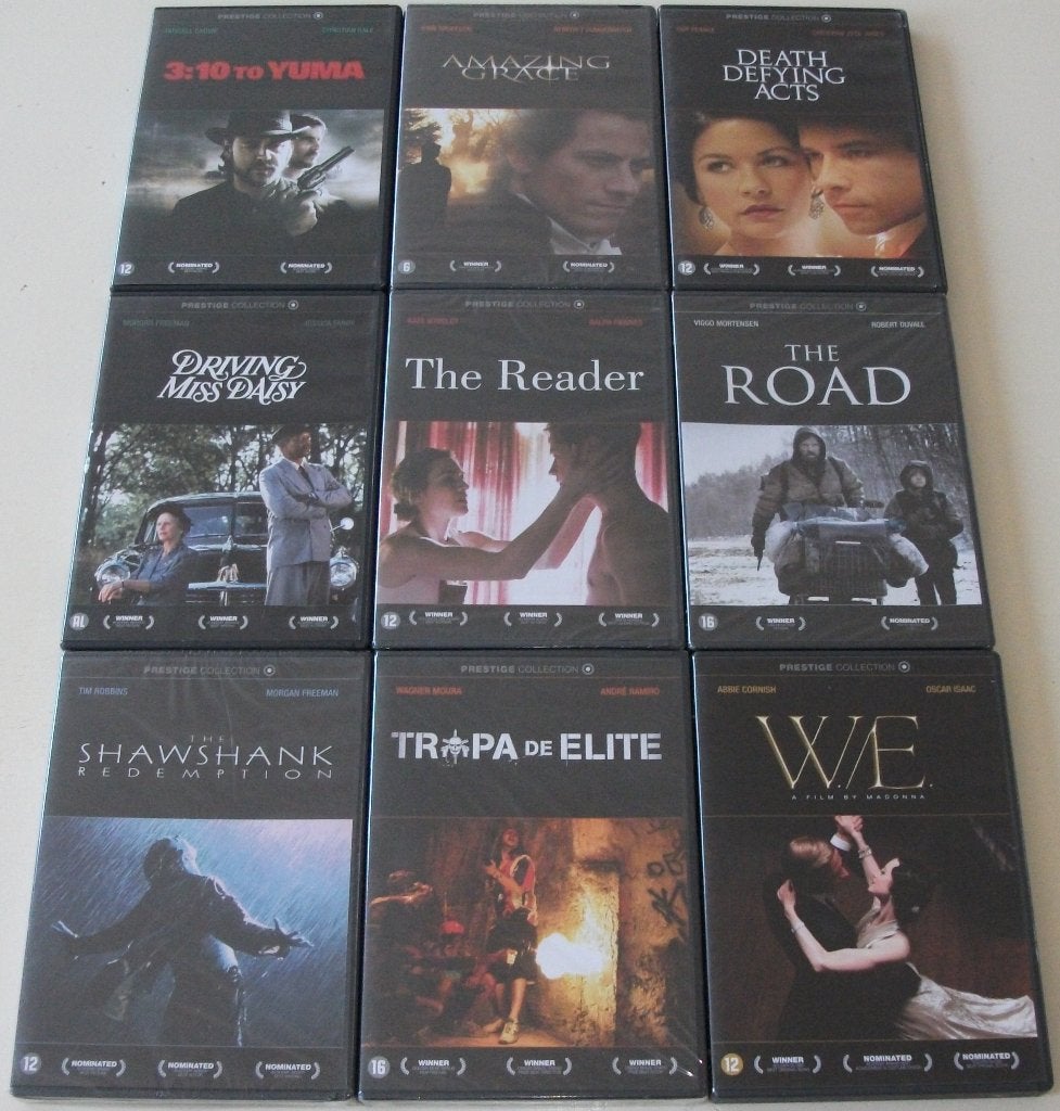 Dvd *** PRESTIGE COLLECTION *** 9 stuks, Overige gebieden, Nederlands, Ophalen of Verzenden, Zo goed als nieuw