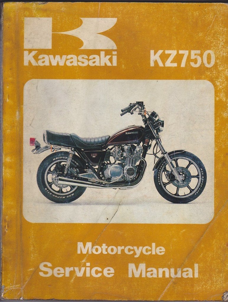 Kawasaki KZ750 service manual werkplaatsboek handboek motor, Verzenden, Kawasaki