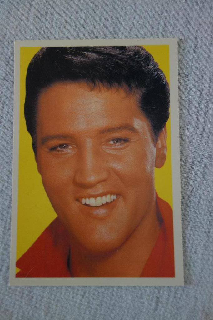 Briefkaart Elvis Presley, Ophalen of Verzenden, Zo goed als nieuw, Foto of Kaart