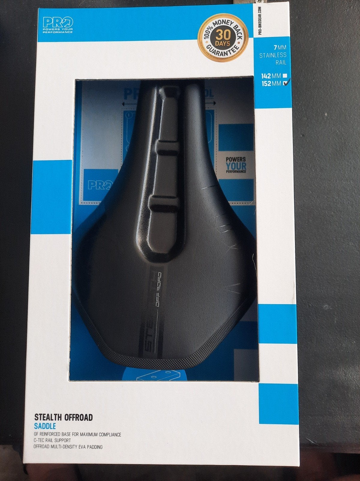 PRO Stealth Offroad Zadel - Nieuw in doos, Fietsen en Brommers, Fietsonderdelen, Gravelbike, Ophalen of Verzenden, PRO, Zadel