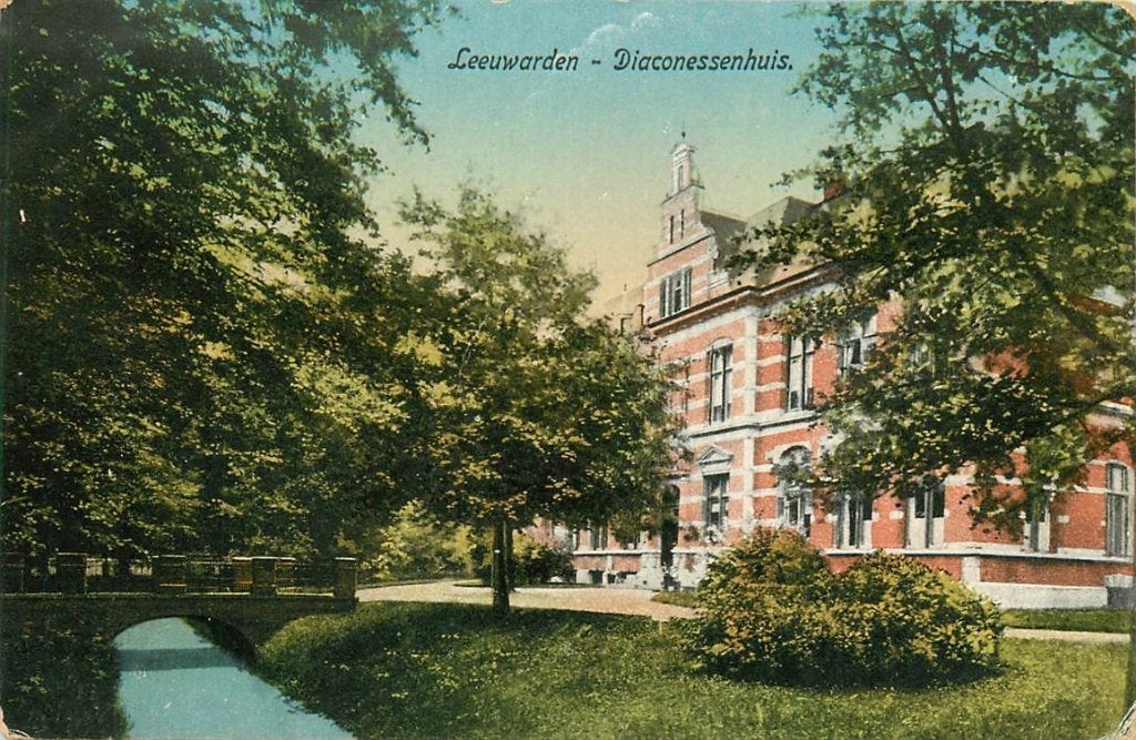 701-109-031 Leeuwarden Diaconessenhuis, Verzenden, Voor 1920, Friesland