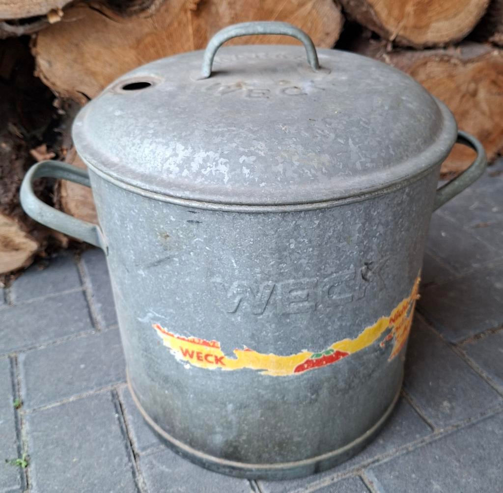 Zinken weckketel, Ophalen of Verzenden