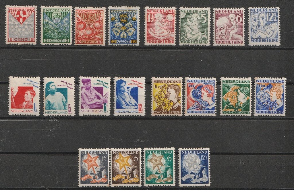 Roltanding 1926-1933  6 series  MNH oa  R74/7, R86/9   22%!!, Ophalen of Verzenden, T/m 1940, Postfris