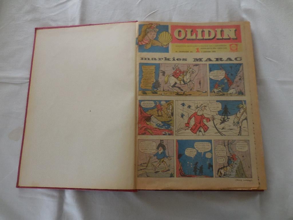 Olidin Jaargang 4 1960, Eén stripboek, Ophalen, Gelezen