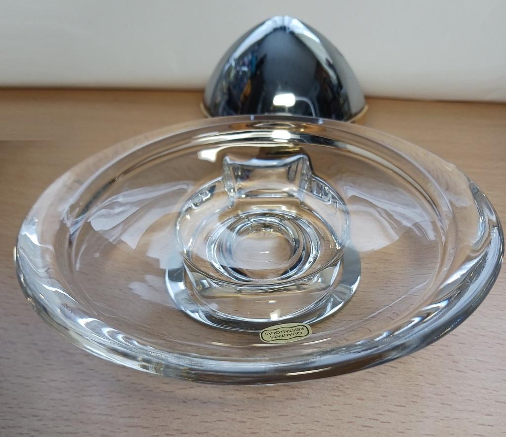 Zeephouder van Kristal glas, Huis en Inrichting, Badkamer | Badtextiel en Accessoires, Nieuw, Overige typen, Overige kleuren, Ophalen of Verzenden
