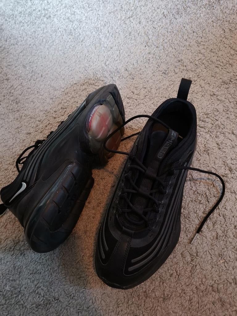Nike Zoom 2K Zwarte Sneakers - Maat 44,5, Zwart, Nike, Ophalen of Verzenden, Sneakers of Gympen