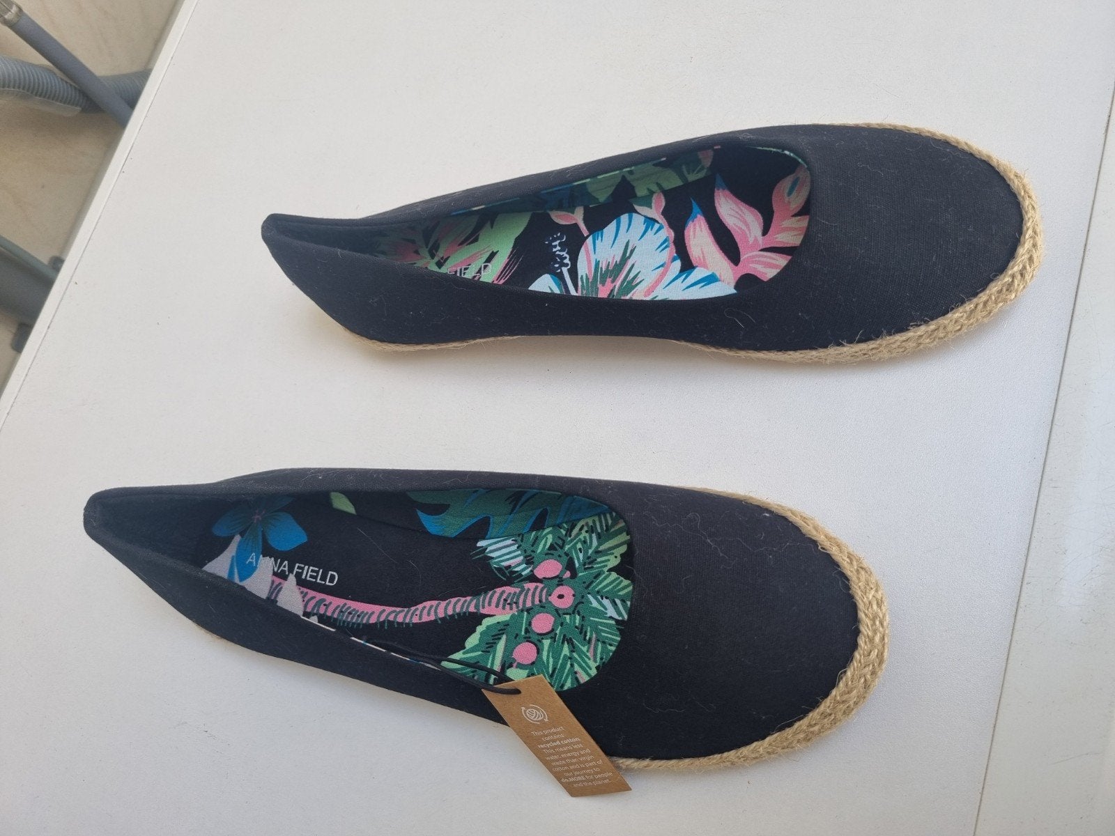 Nieuwe zwarte zomer schoenen ballerina maat 40, Anna Field, Zwart, Nieuw, Ballerina's