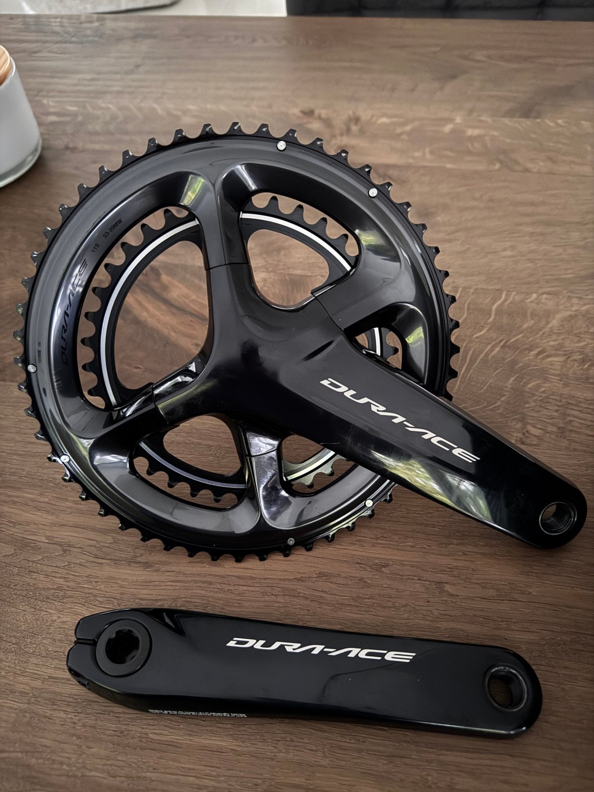 Shimano Dura-Ace FC-R9100 Crankstel 11-speed 172.5mm. 53-39T, Ophalen, Zo goed als nieuw, Racefiets, Crankstel of Pedalen