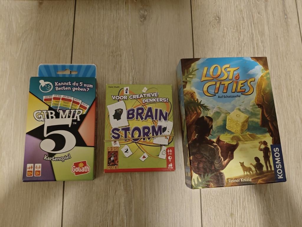 Lost Cities dobbelspel, Brainstorm, Gib mir 5, Ophalen of Verzenden