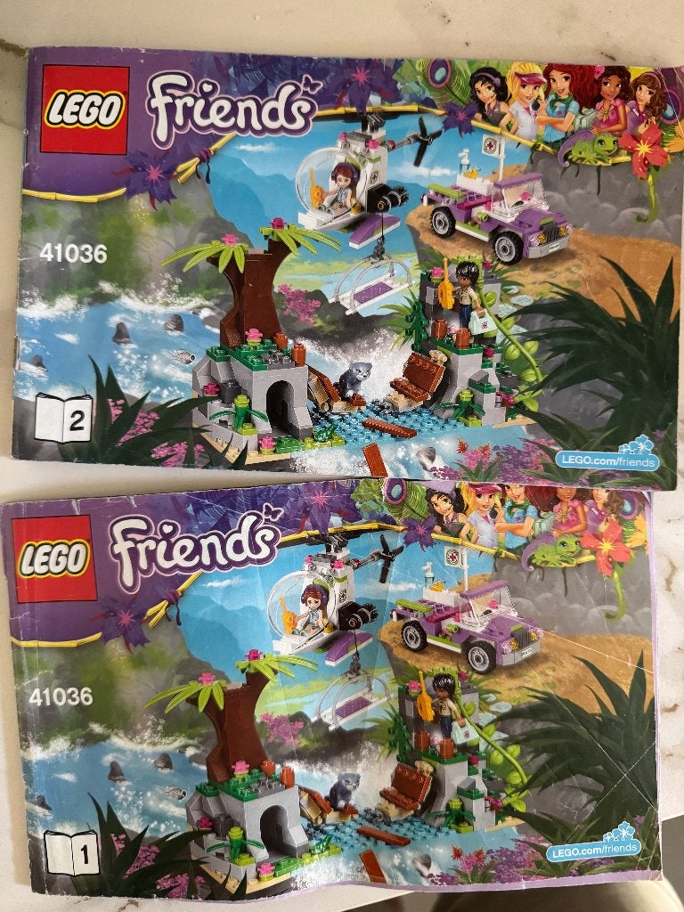 41036 Lego Friends Junglebrug Reddingsactie, Lego, Inclusief accessoires, Friends, Ophalen of Verzenden