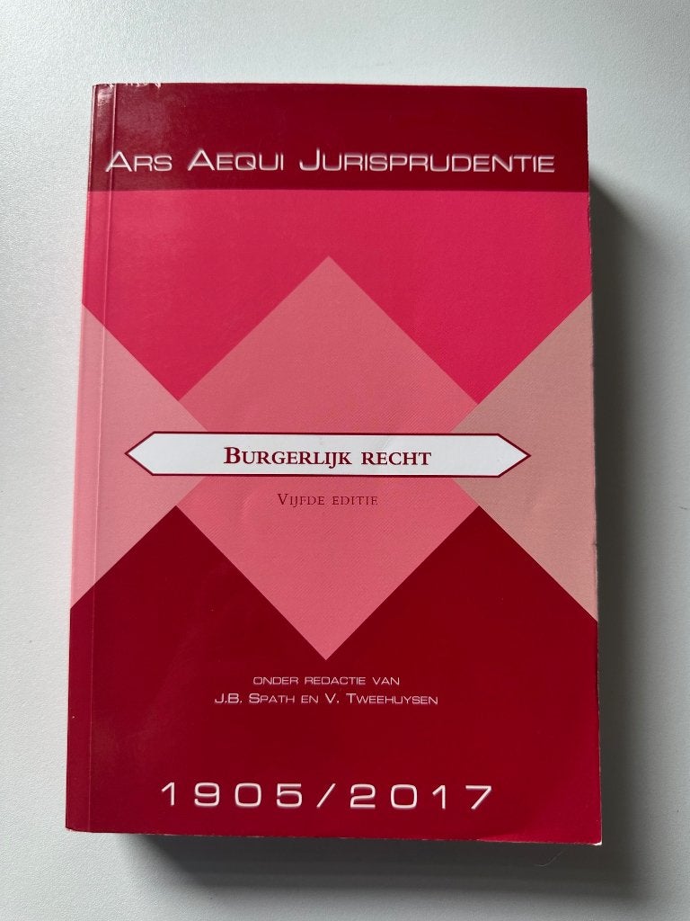 Burgerlijk Recht  - Ars Aequi Jurisprudentie, Ophalen of Verzenden, Zo goed als nieuw, Overige wetenschappen