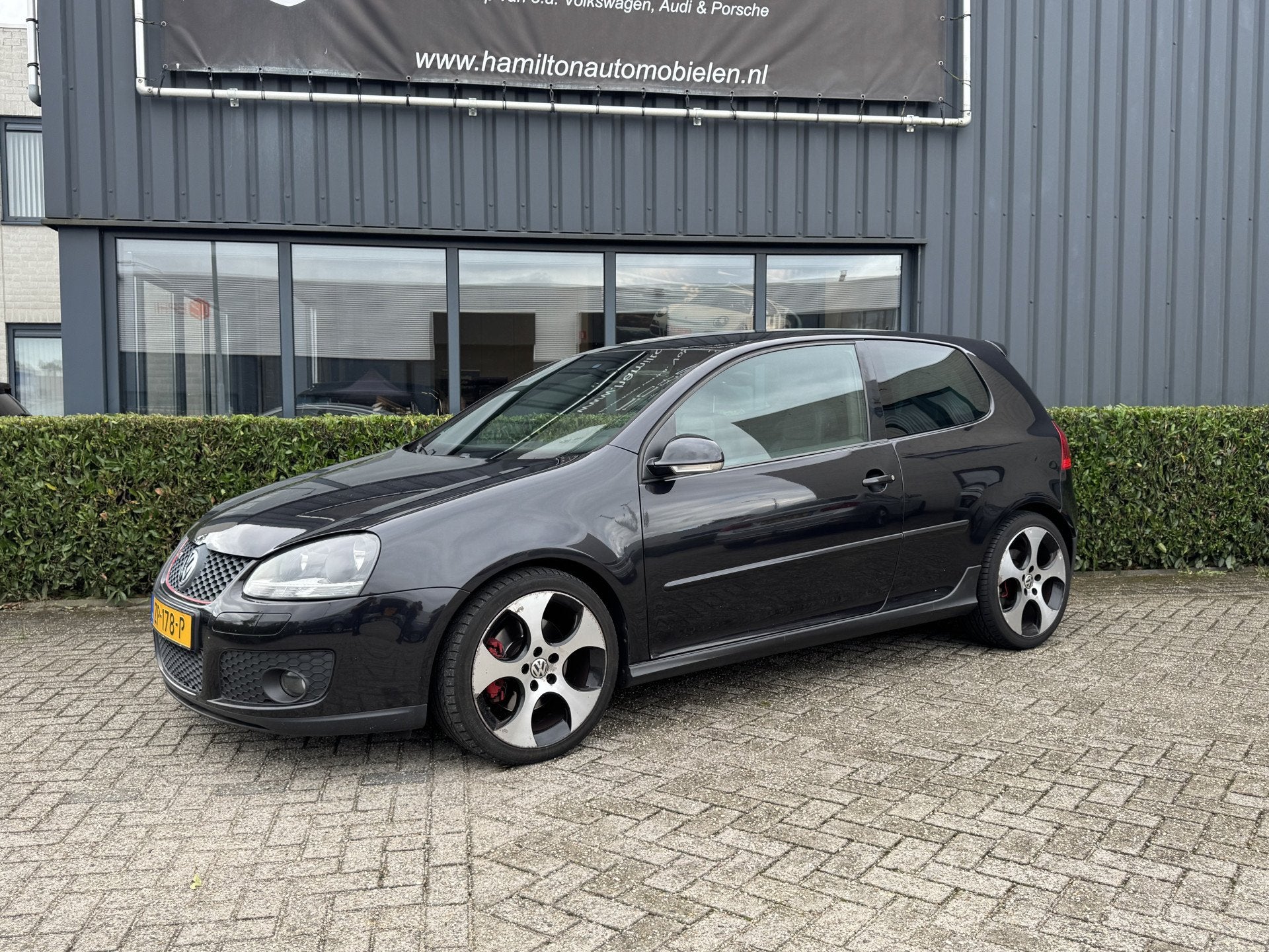 Volkswagen Golf 5 GTI 2.0 TFSI 200pk Leder 18 Inch Inruil ho, Gebruikt, Zwart, 4 cilinders, Zwart