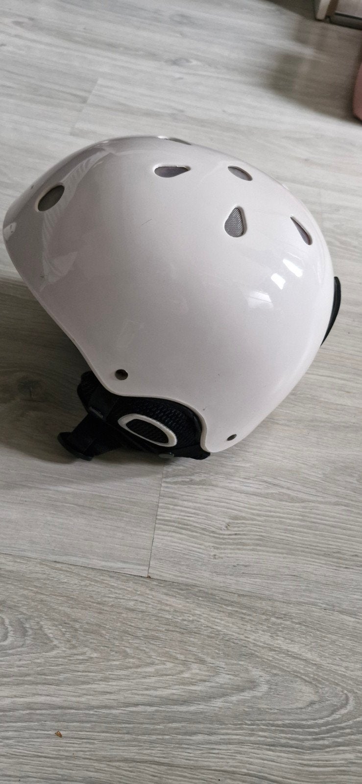 Witte skihelm maat S (48/54) in goede staat, Ophalen of Verzenden, Zo goed als nieuw, Skiën, Overige typen
