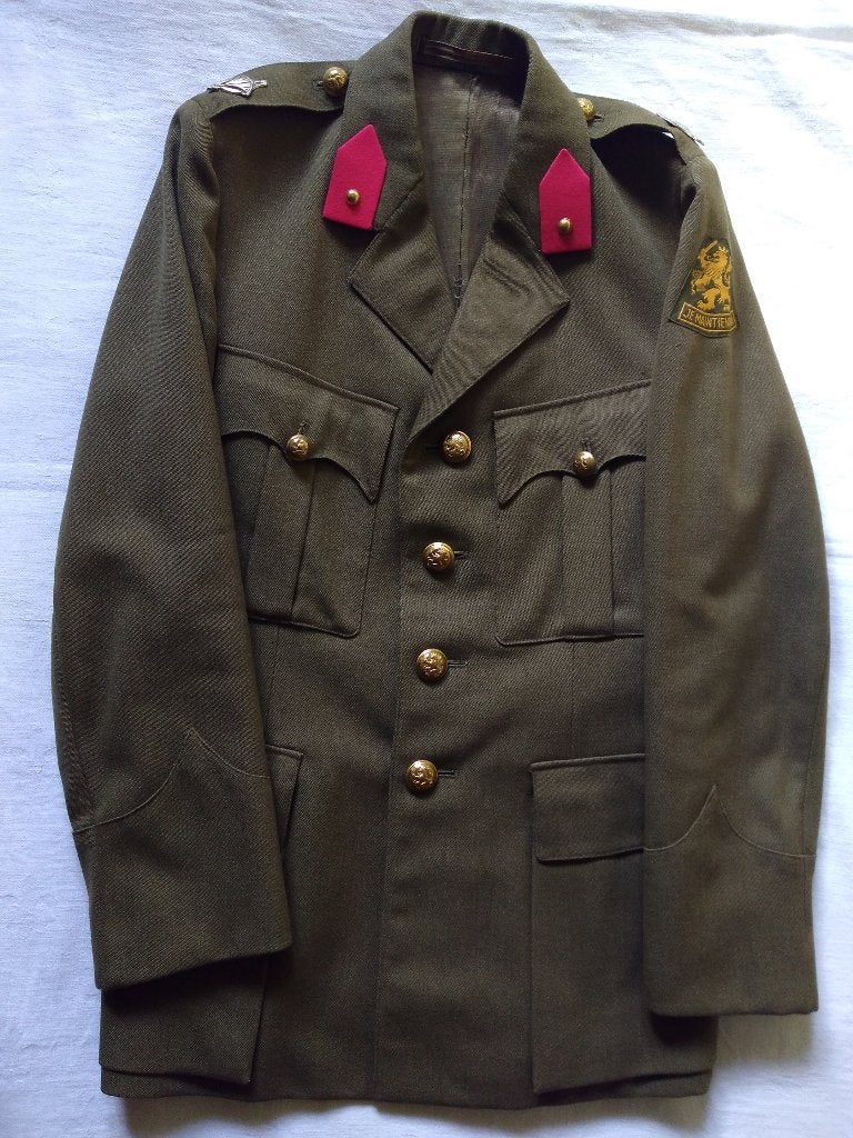 Uniform jas DT jaren '50 aoo administratie landmacht KL, Ophalen of Verzenden, Landmacht, Nederland, Kleding of Schoenen