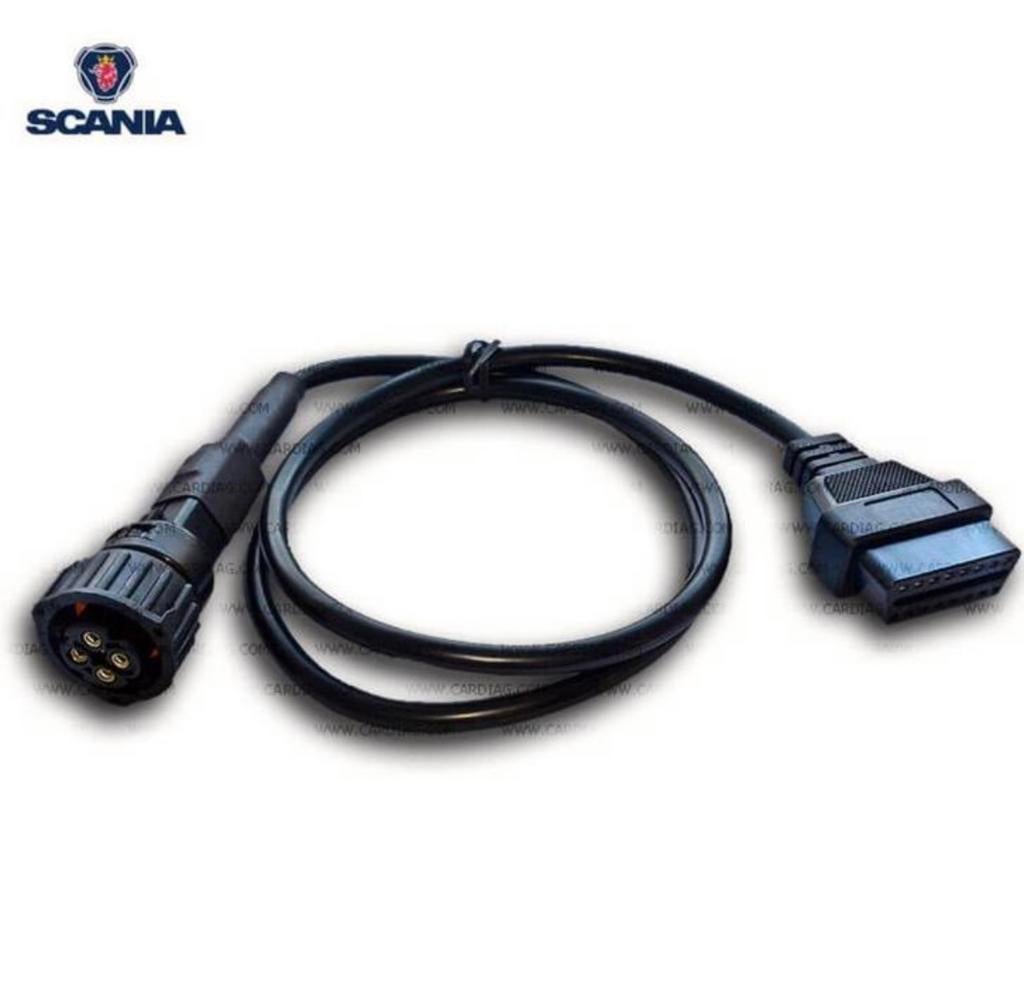 Scania machinerie 4 pin naar 16pin obd2 nieuw, Ophalen of Verzenden, Nieuw