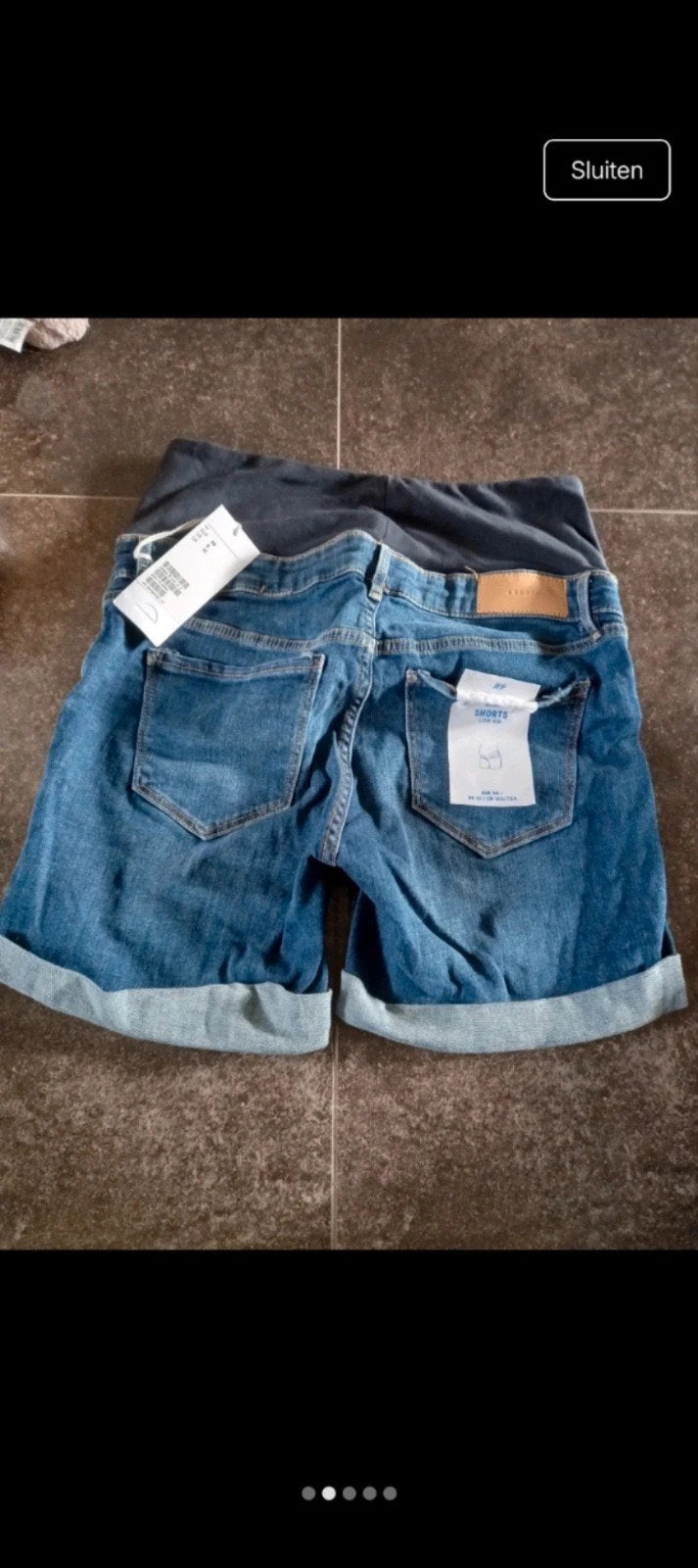 henm maar m korte zwangerschaps broek, Kleding | Dames, Positiekleding, Ophalen, Nieuw, Blauw, Broek of Spijkerbroek