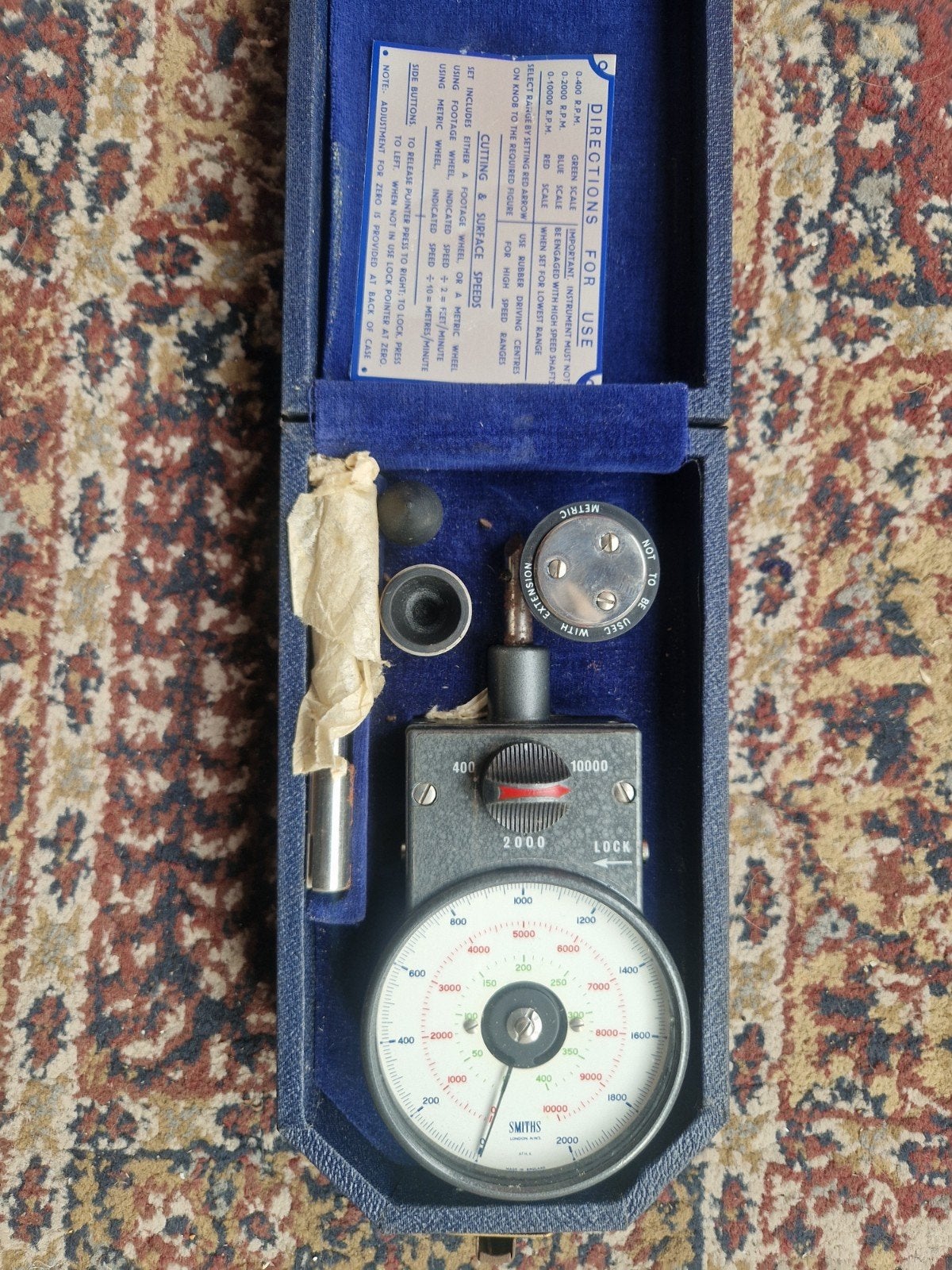 Vintage Smiths Toerenteller in originele doos, Motoren, Ophalen of Verzenden, Gebruikt