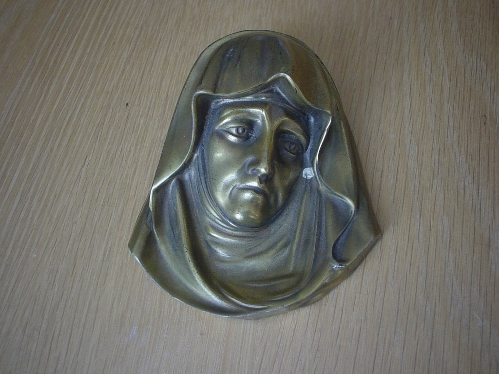 Maria hoofd bronskleurig, Ophalen of Verzenden