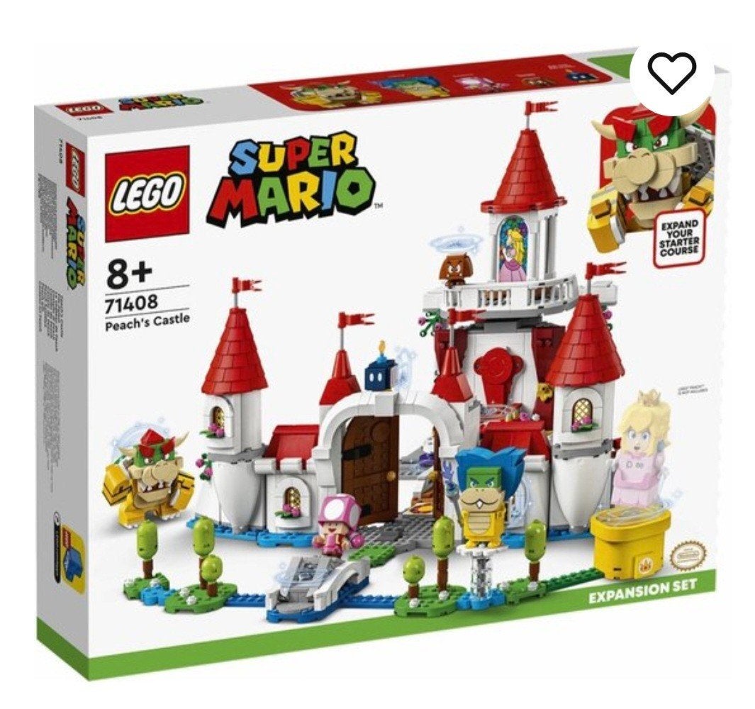 LEGO Super Mario 71408 Peach's Kasteel Uitbreidingsset, Overige thema's, Lego, Ophalen of Verzenden, Zo goed als nieuw