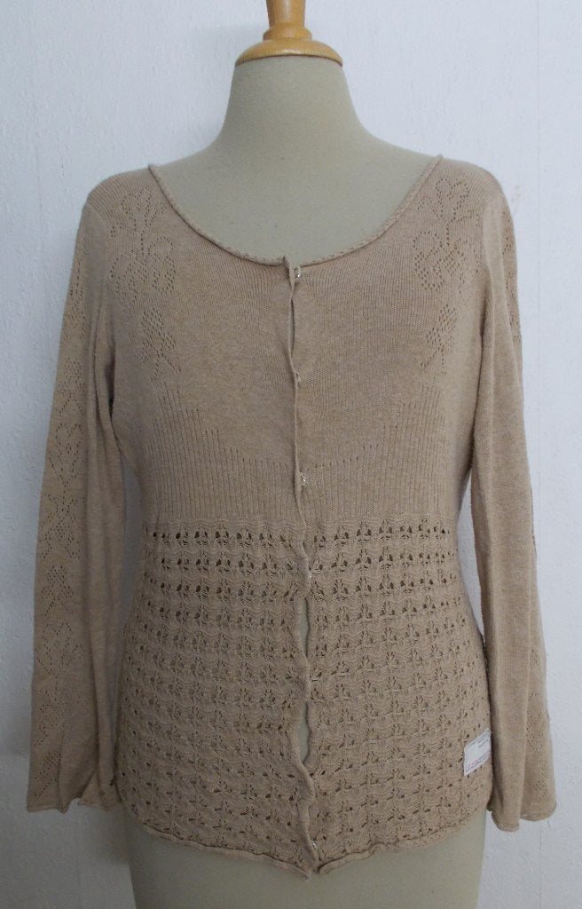 Leuk bruin katoenen vestje van Odd Molly! M, Maat 38/40 (M), Bruin, Verzenden, Zo goed als nieuw
