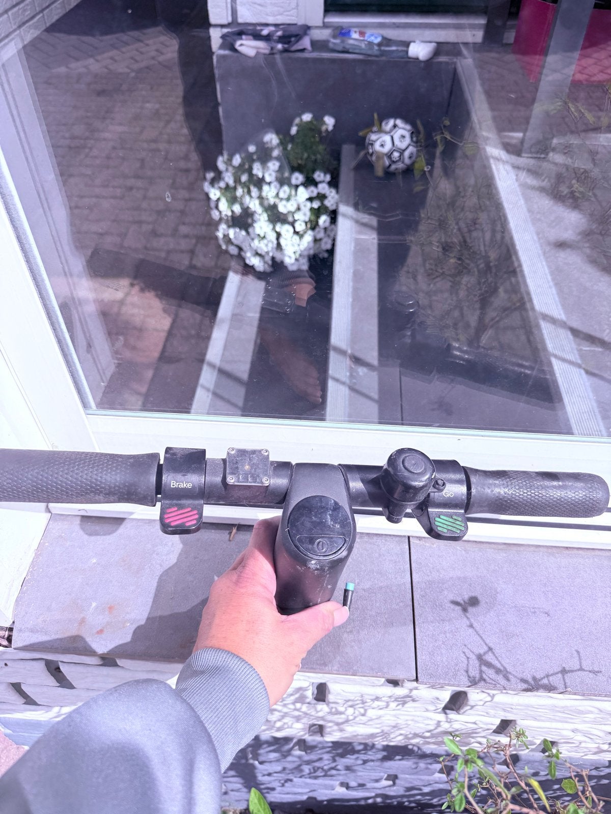 Elektrische step stuur ninebot segway, Fietsen en Brommers, Ophalen, Gebruikt, Elektrische step (E-scooter)