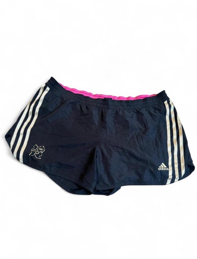 Adidas London 2012 Olympische Hardloopshorts Zwart Roze Clim, Zwart, Maat 46/48 (XL) of groter, Ophalen of Verzenden, Hardlopen of Fietsen