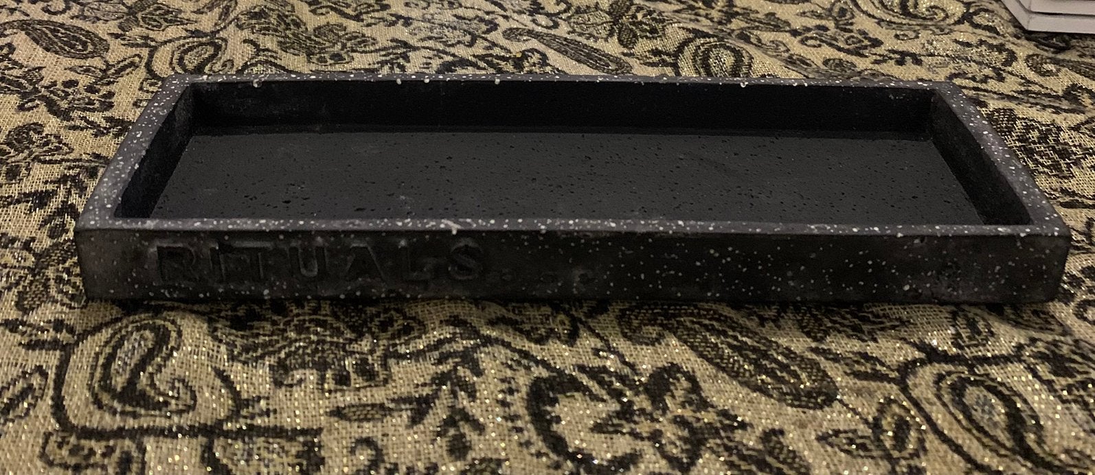 Rituals Luxury tray L, Ophalen of Verzenden, Gebruikt, Zwart, Zeepdispenser/zeepbakje