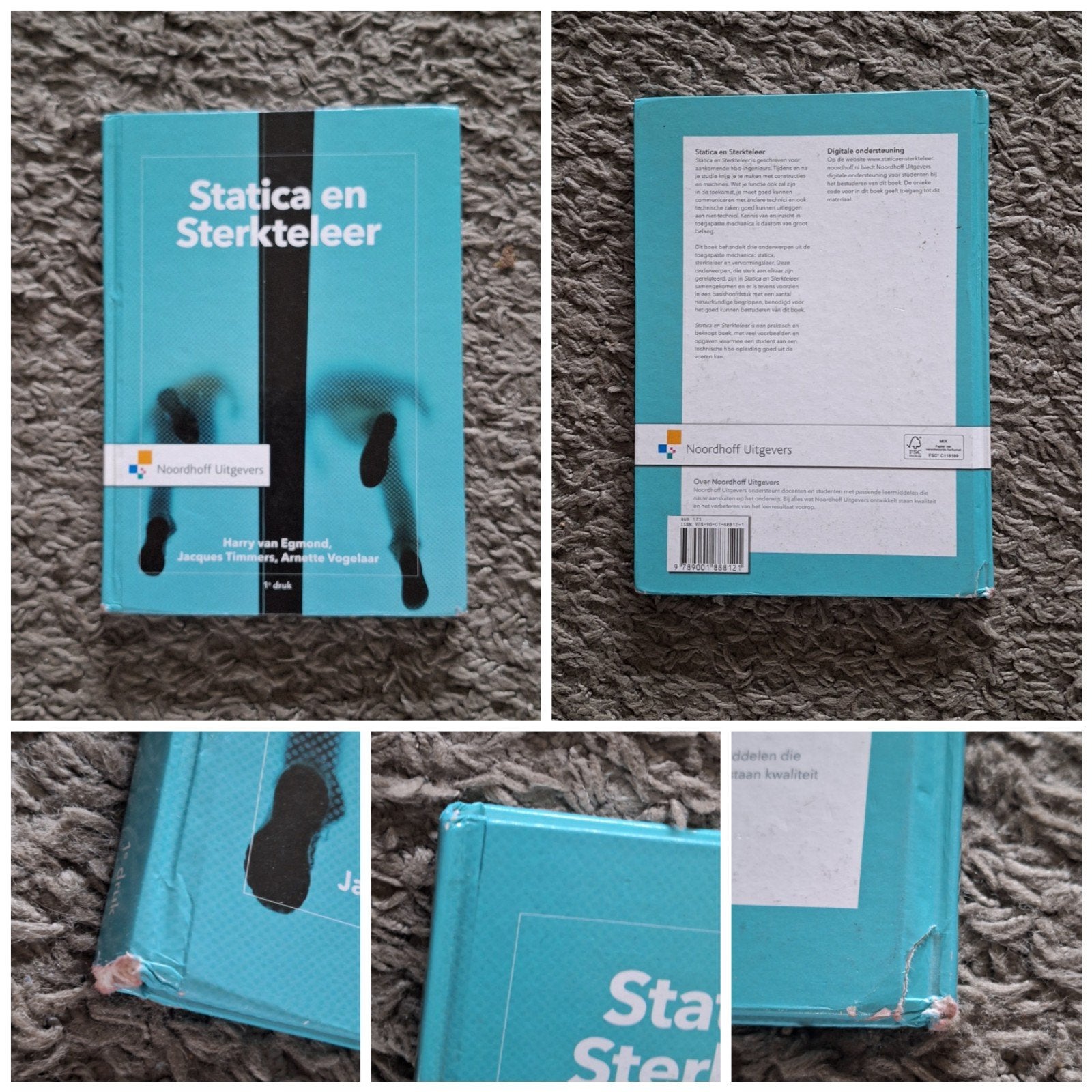 Statica en sterkteleer studieboek Mechatronica, Ophalen of Verzenden, Beta, Zo goed als nieuw, HBO