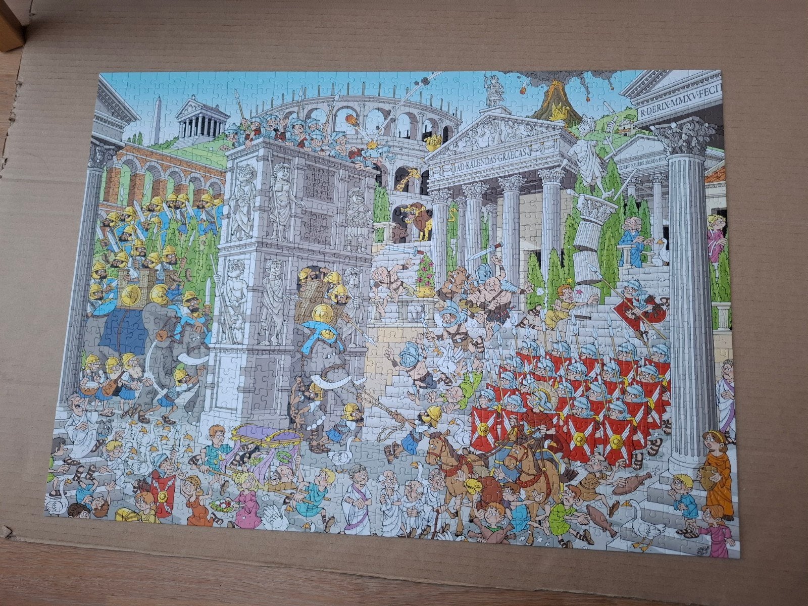 Jumbo Pieces of History 1000 stukjes puzzel, Hobby en Vrije tijd, Ophalen of Verzenden, 500 t/m 1500 stukjes, Zo goed als nieuw